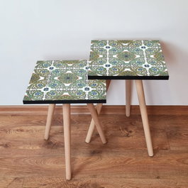 Hanah Home Mesas Nido Multicolor (2 Piezas)